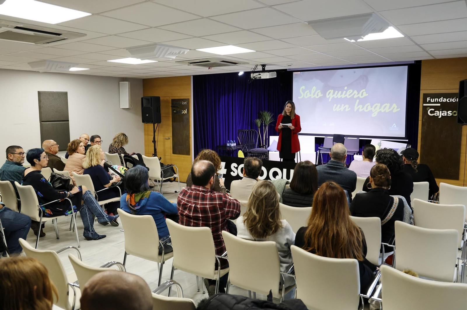 Imágenes de la presentación de la campaña ´Solo quiero un hogar´