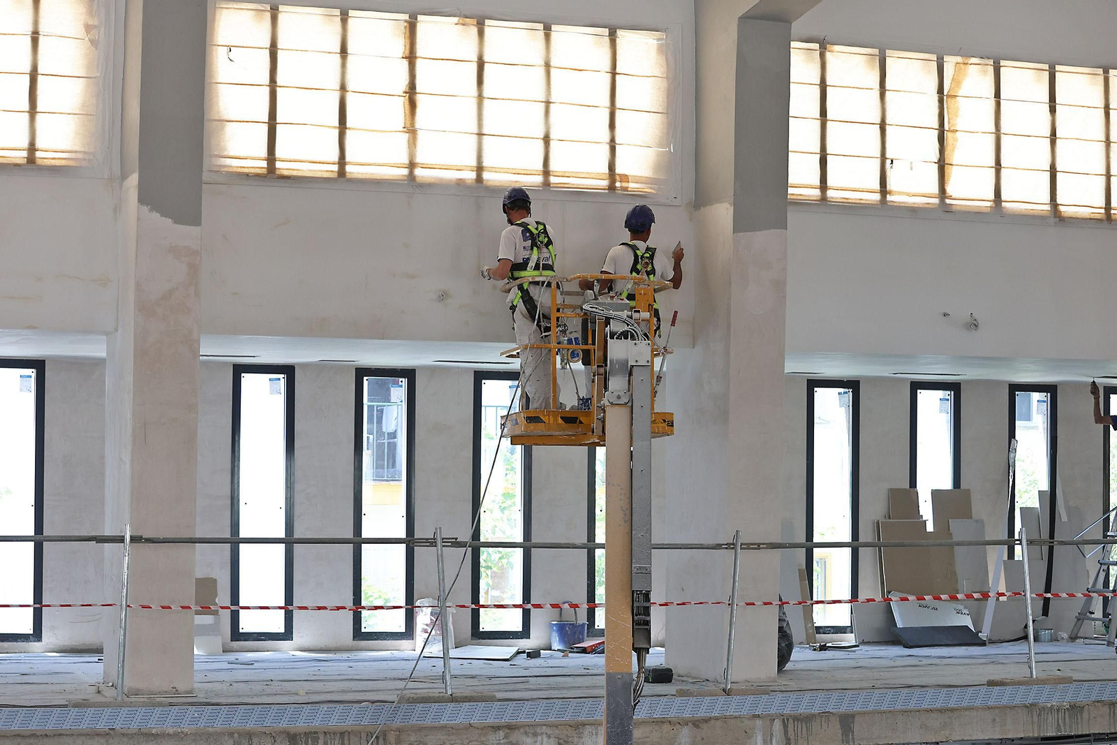 Imágenes del actual estado de las obras del mercado de San Sebastián