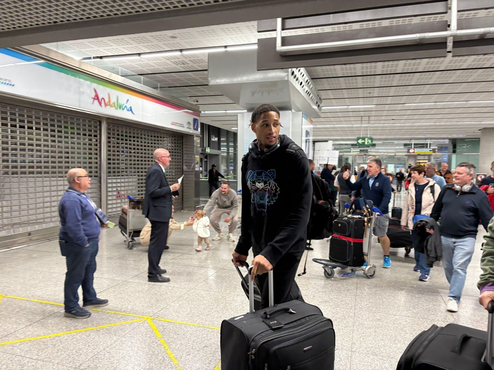 Augustine Rubit, primeras fotos en Málaga