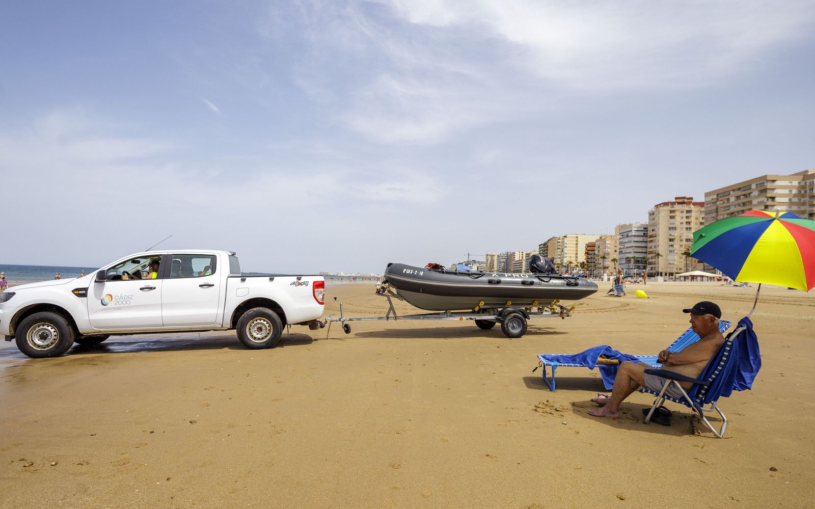Las precarias condiciones del trabajo de los socorristas en Cádiz