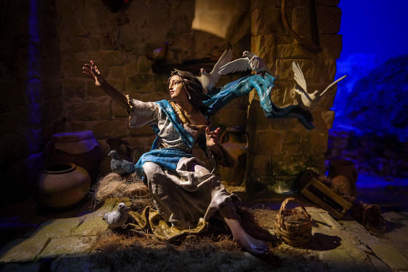 Imágenes de la exposición '50 Navidades montando el Belén' en Jerez