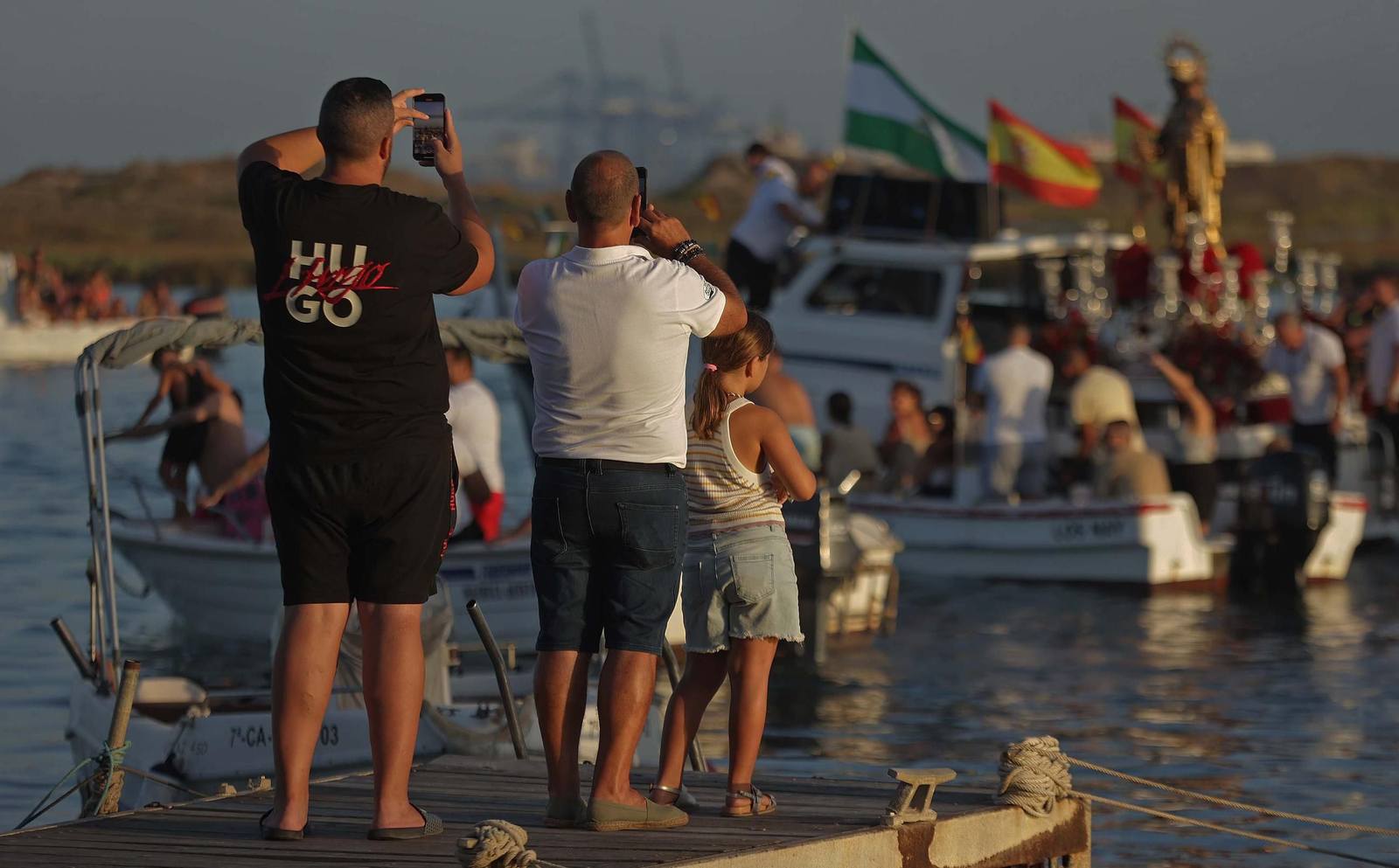 Fotos de la procesión de la virgen del Carmen en Palmones