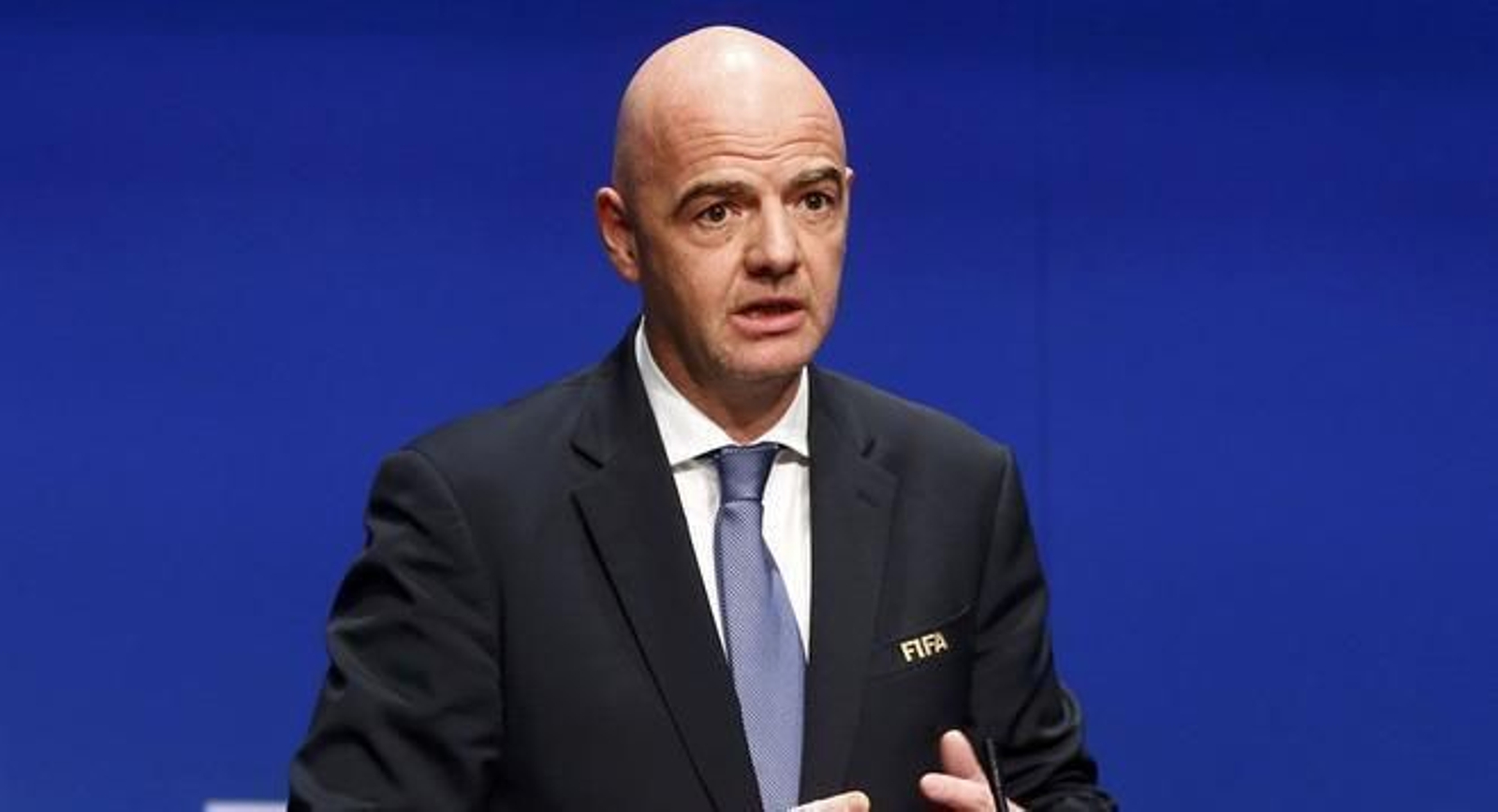 Infantino es el presidente de la FIFA.