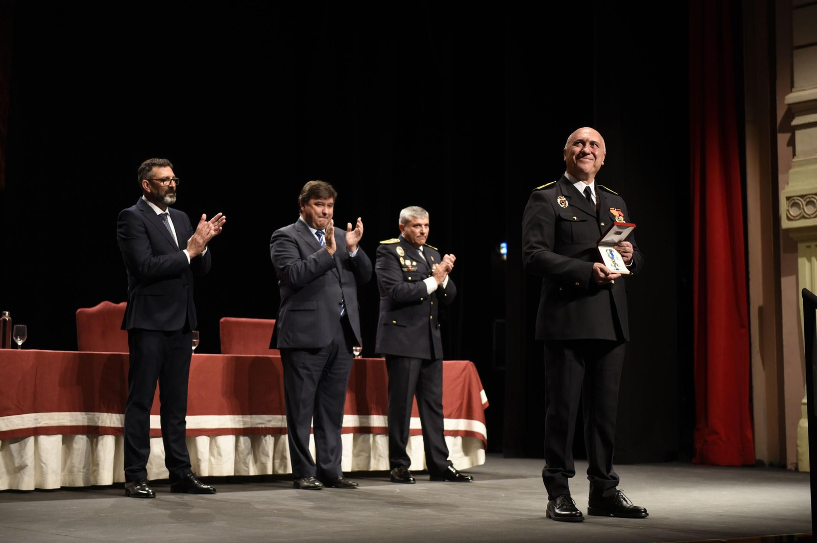 Imágenes del acto del Día de la Policía Local de Huelva
