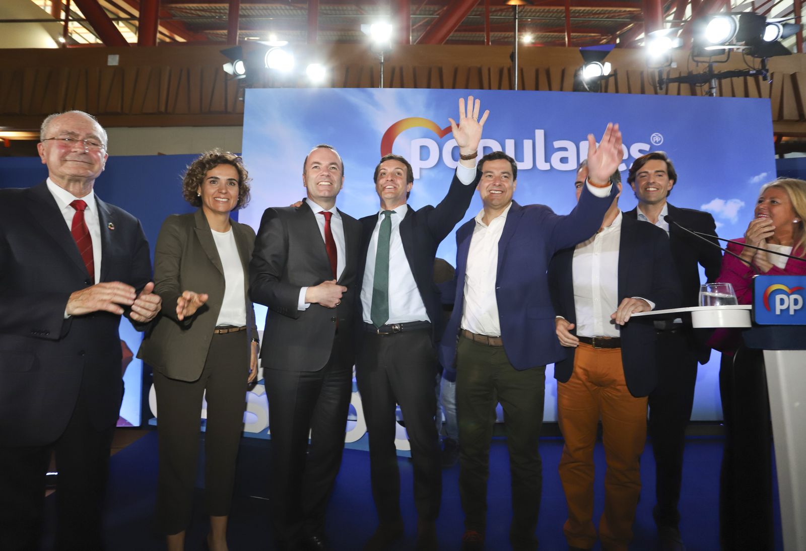 Las fotos del mitin de Pablo Casado en Málaga