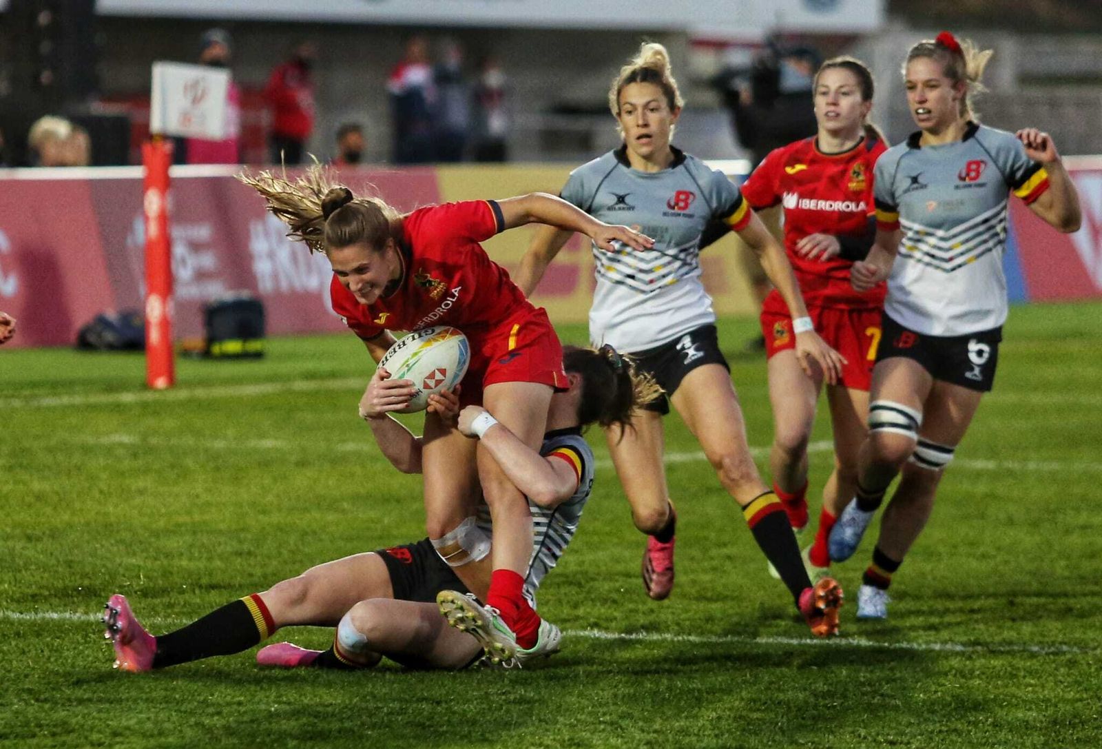 El primer día de las HSBC World Rugby Sevens Series, en fotos