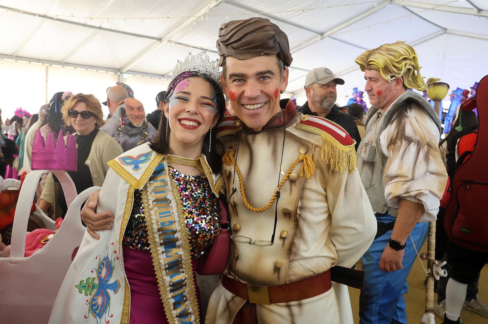 Imágenes del ambiente en la mañana del sábado en Huelva