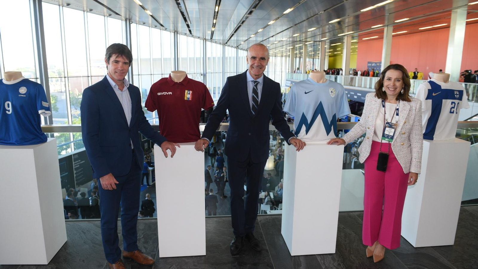 El alcalde en la Inauguración del World Football Summit Europe.