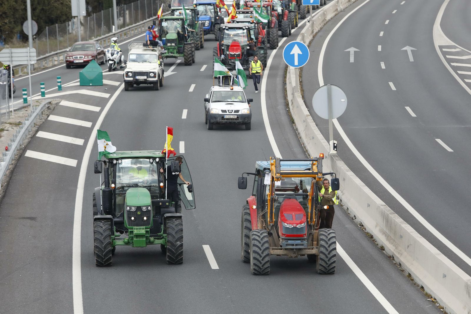 Curiosidades: las mejores fotos de la manifestación del campo en Granada