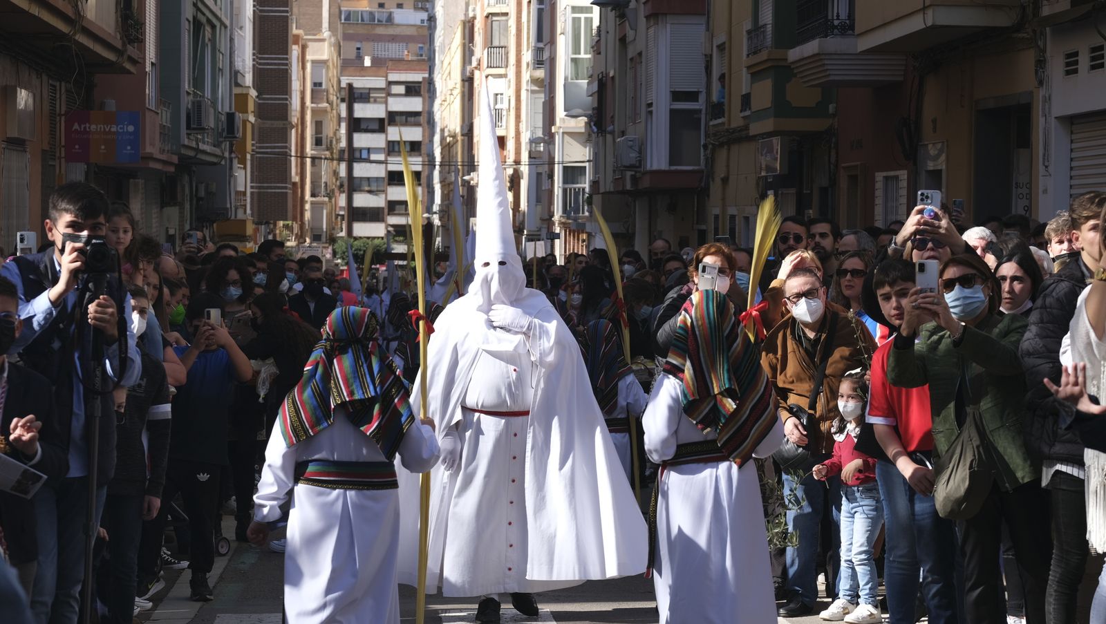 Fotogalería de la procesión de La Borriquita en Almería. Semana Santa 2022.