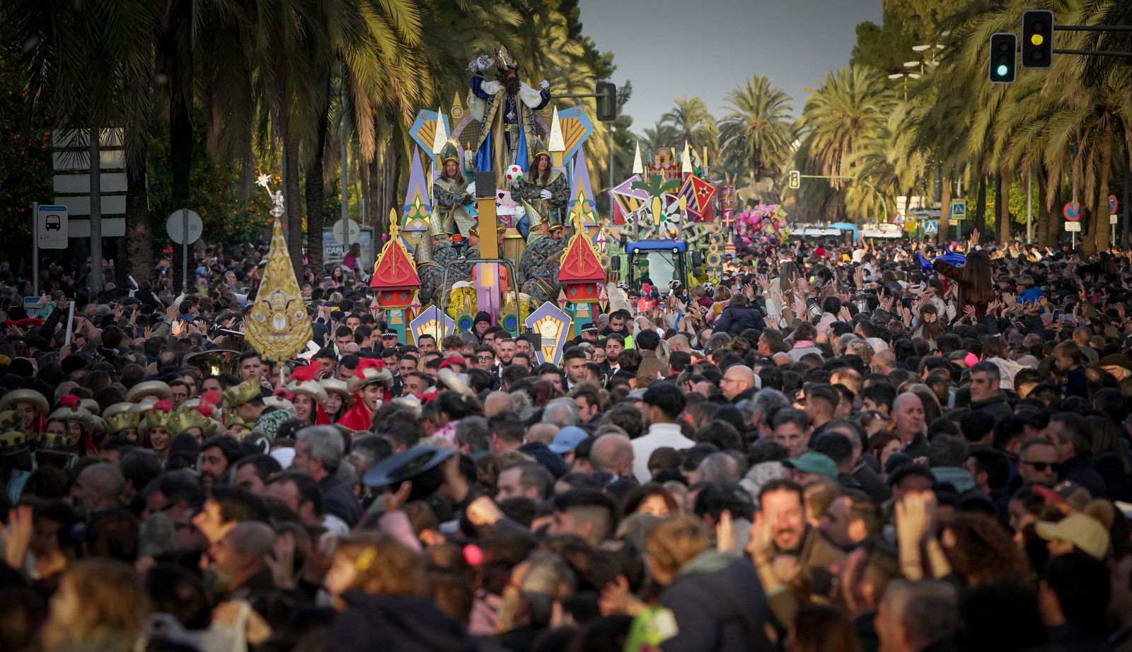 Imágenes de la cabalgata de Reyes Magos en Jerez