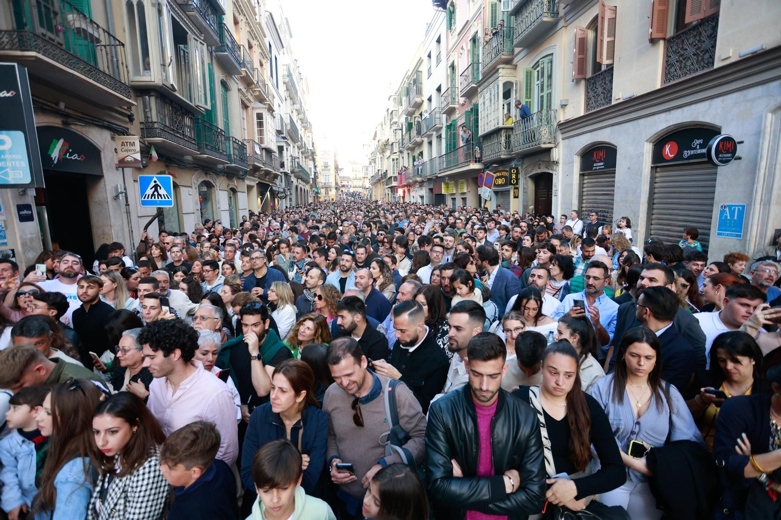 Las fotos de La Paloma en el Miércoles Santo de Málaga