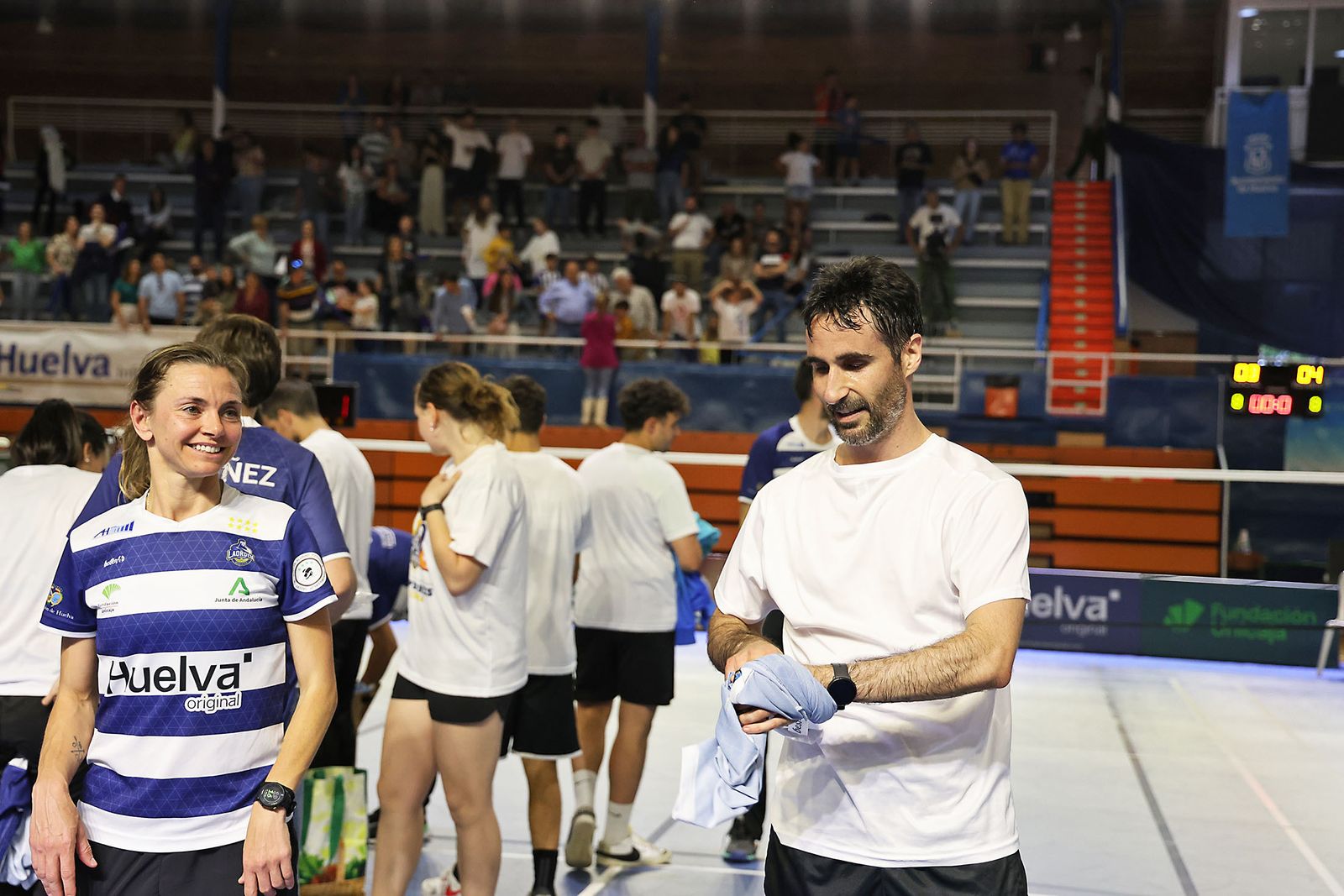 Imágenes de la final de liga de bádminton entre el IES La Orden y La RInconada