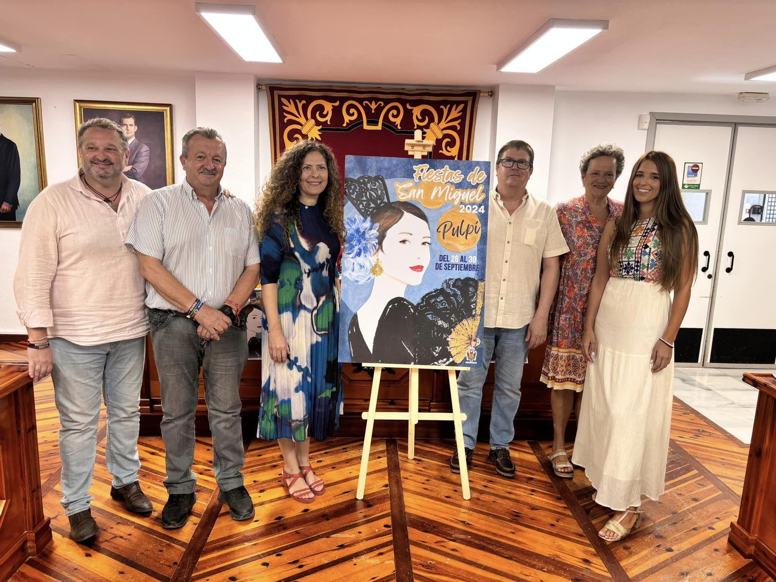 Este es el cartel de las fiestas de San Miguel de Pulpí.