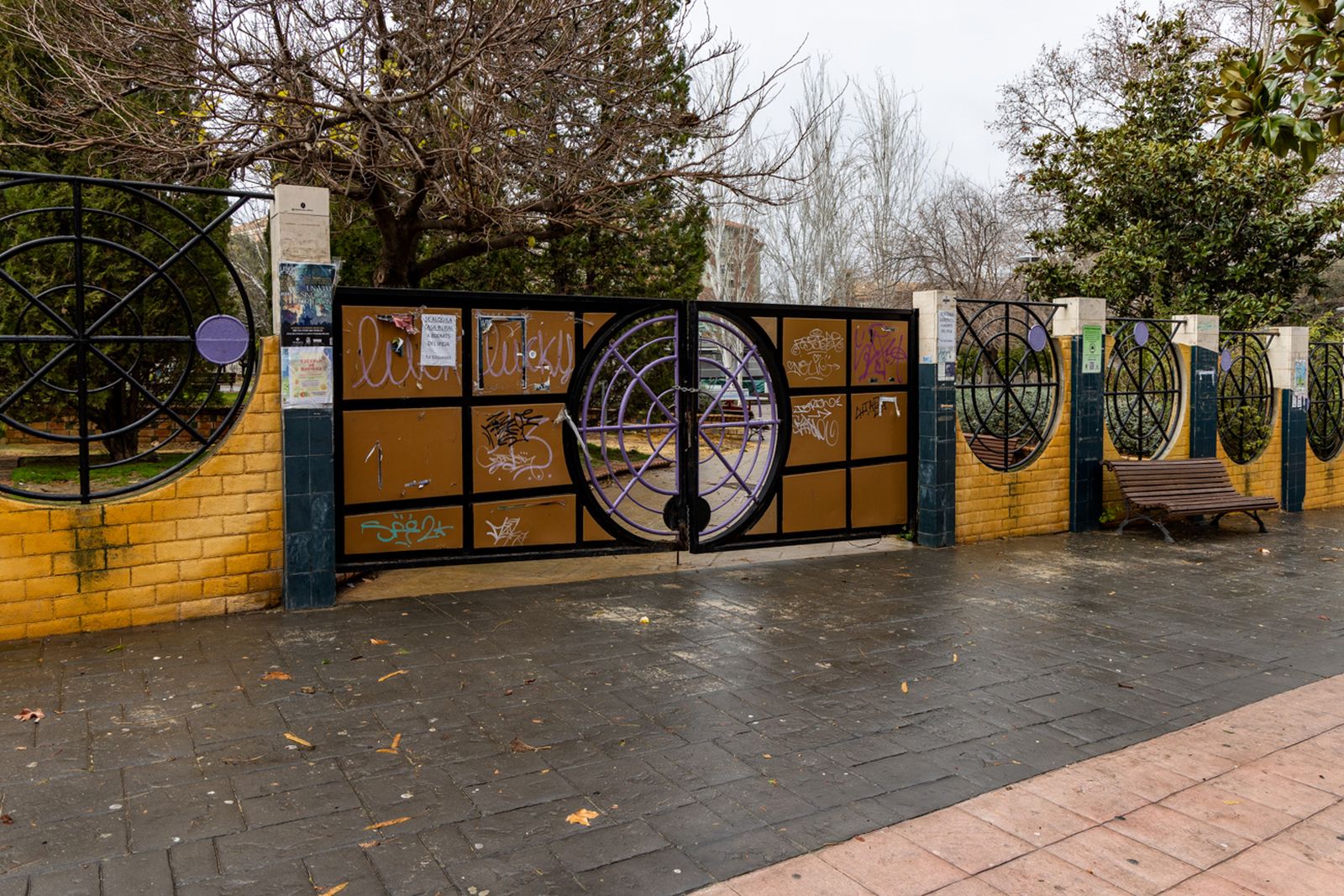 Parques cerrados por el temporal
