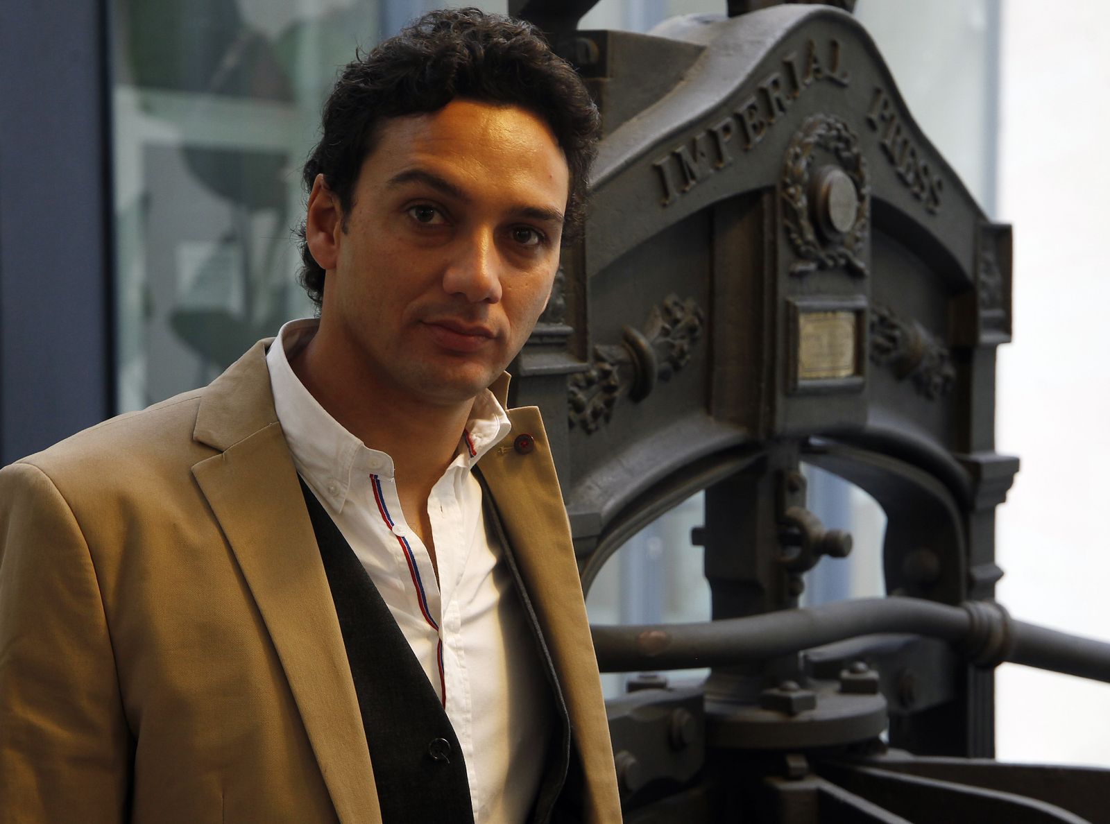 El matador de toros Alfonso Oliva Soto, ayer, en 'Diario de Sevilla'.