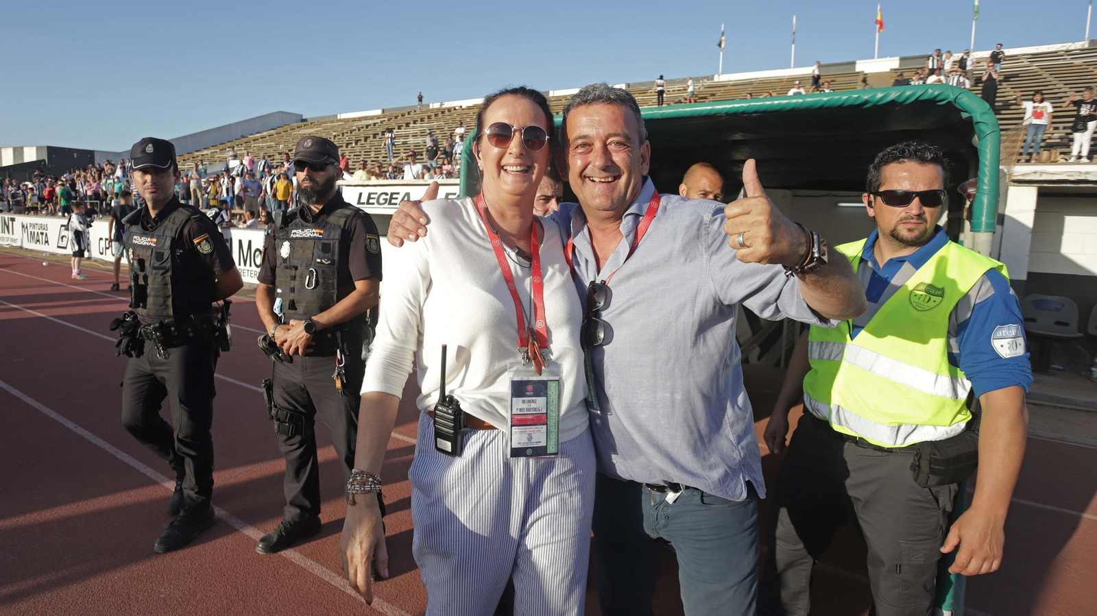 Fotos de la celebración de la Balona en el estadio municipal de La Línea