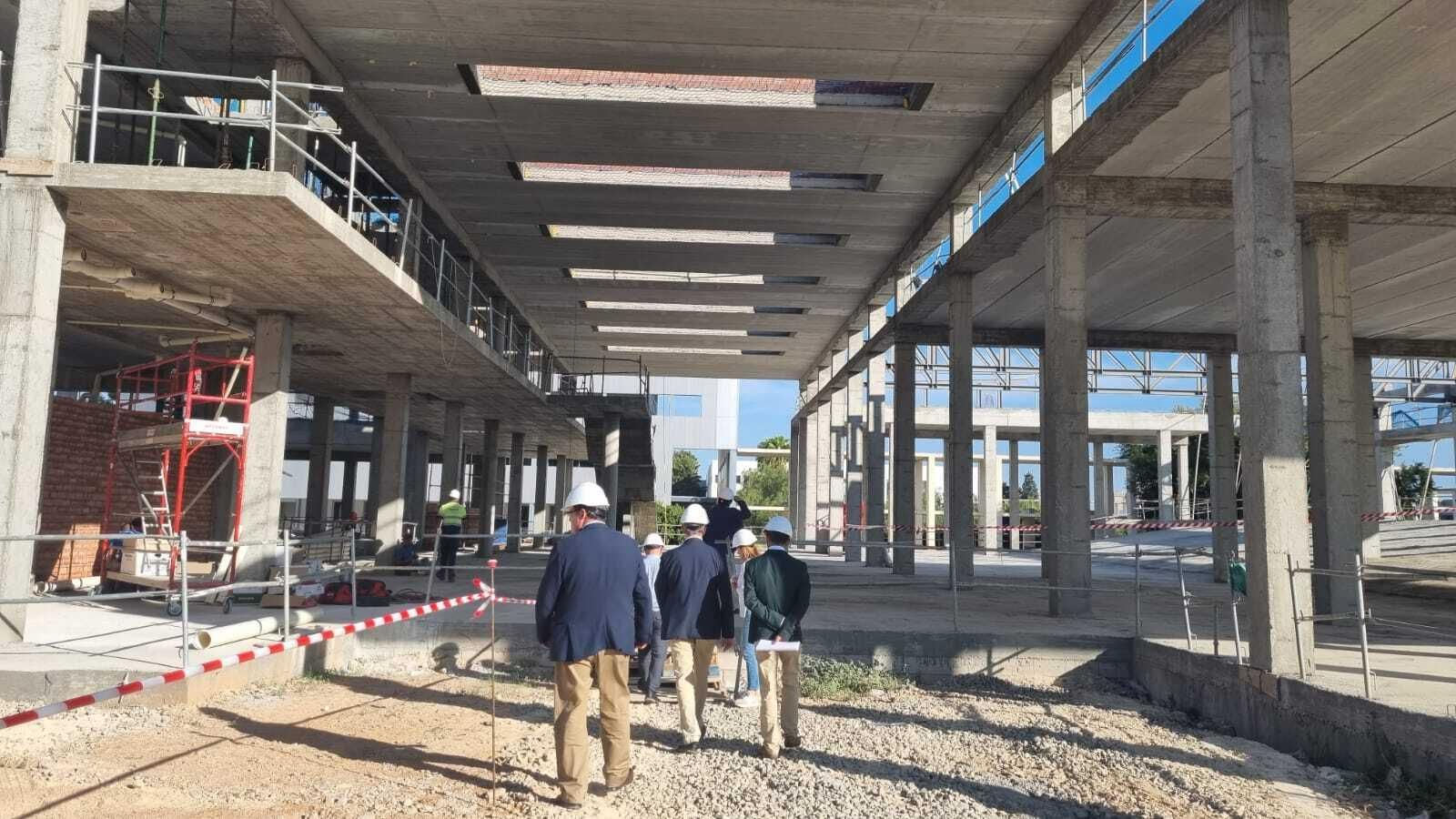 Así marchan las obras del segundo aulario Carmelo García Barroso en el Campus de Jerez de la UCA
