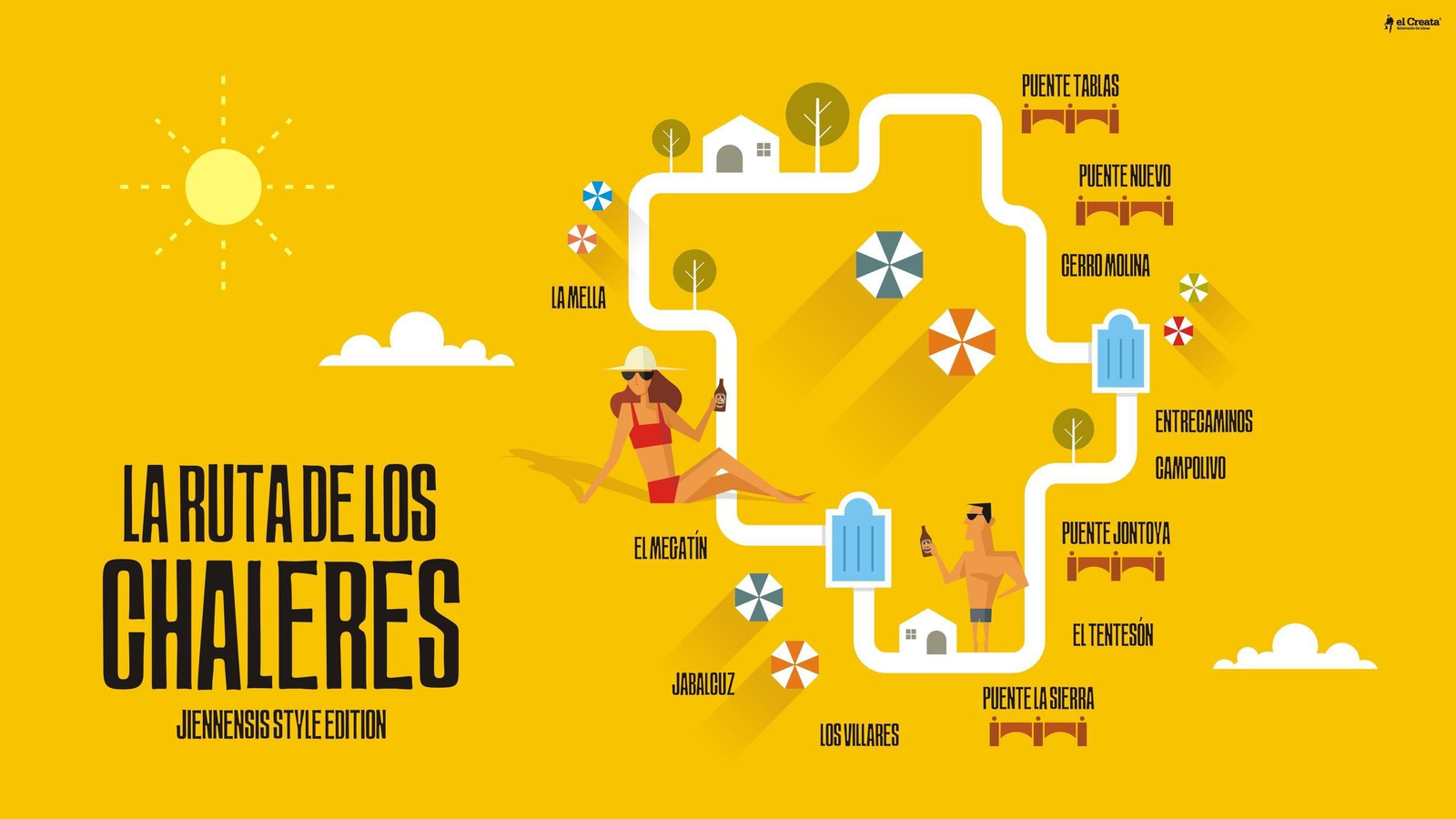 De Puente Tablas a La Mella, El Creata ha hecho el recorrido más fresquito del verano jiennense en forma de ruta de los chaleres.