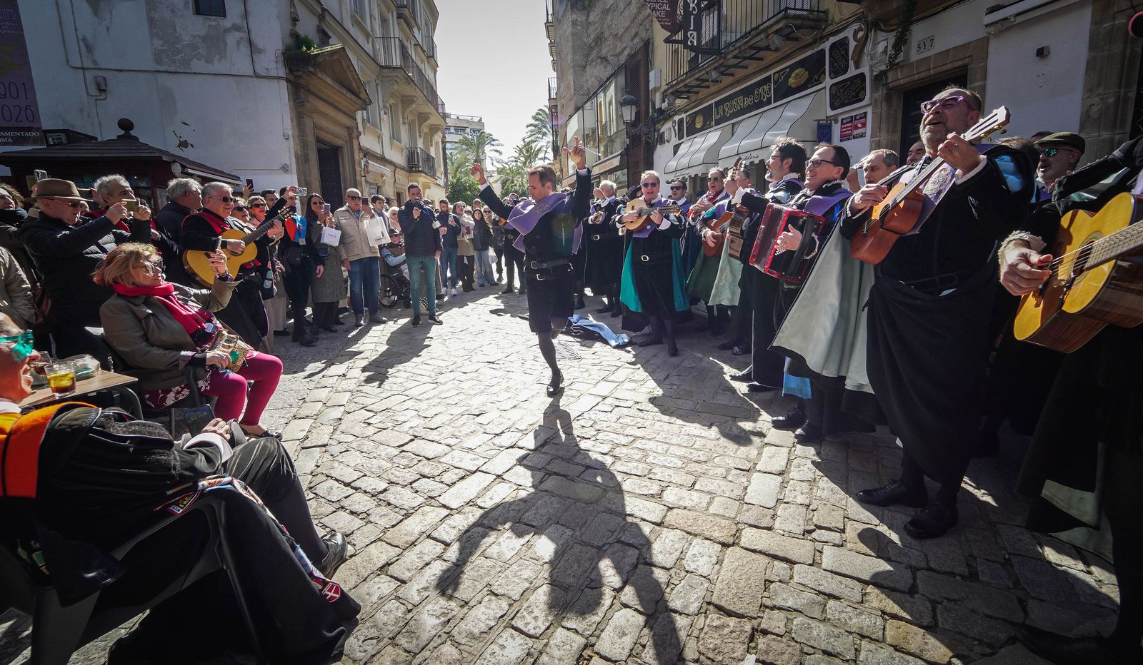 Las Tunas animan el centro de Jerez, en imágenes