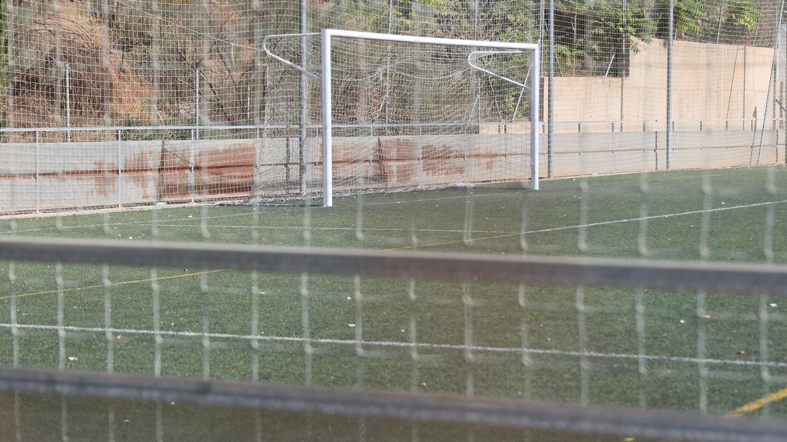 Campo de futbol base de Málaga.