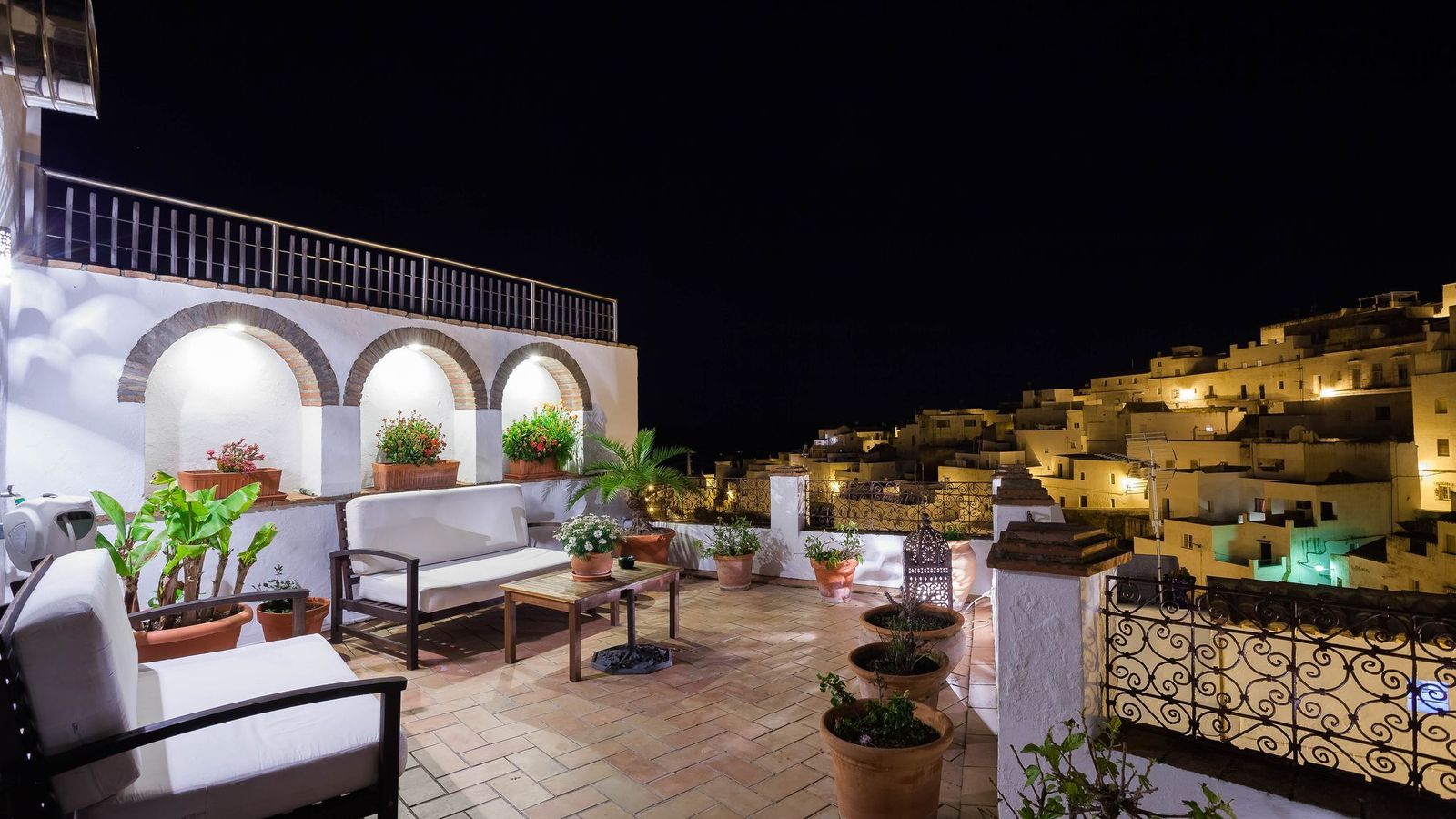 Terraza del Hotel La Casa del Califa.