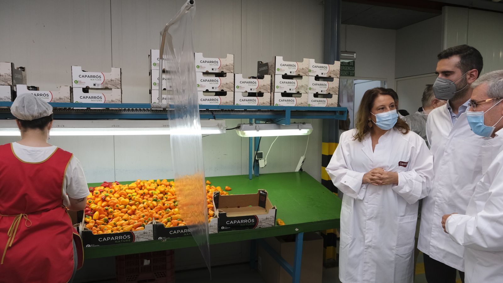 Visita de la consejera Carmen Crespo junto a otros representantes de la Junta y del Ayuntamiento de Almería a Caparrós Nature