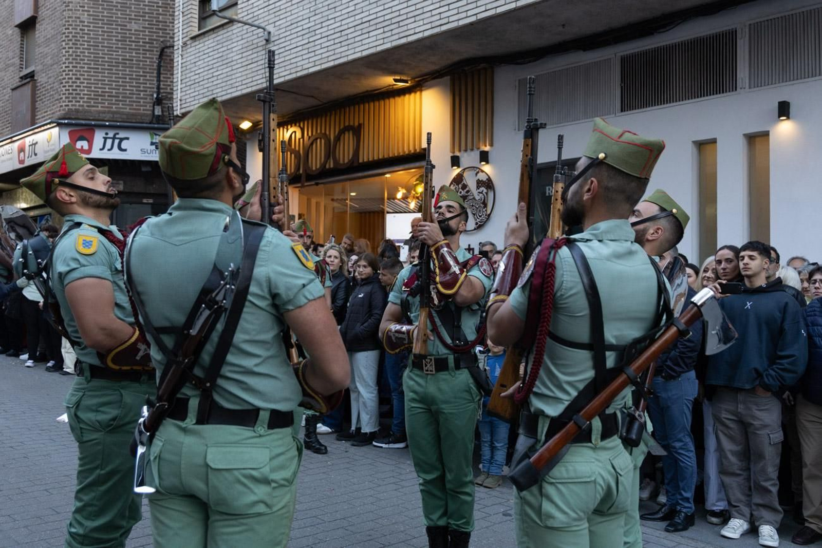 La Legión y el Cristo de la Buena Muerte es uno de los binomios de la Semana Santa.