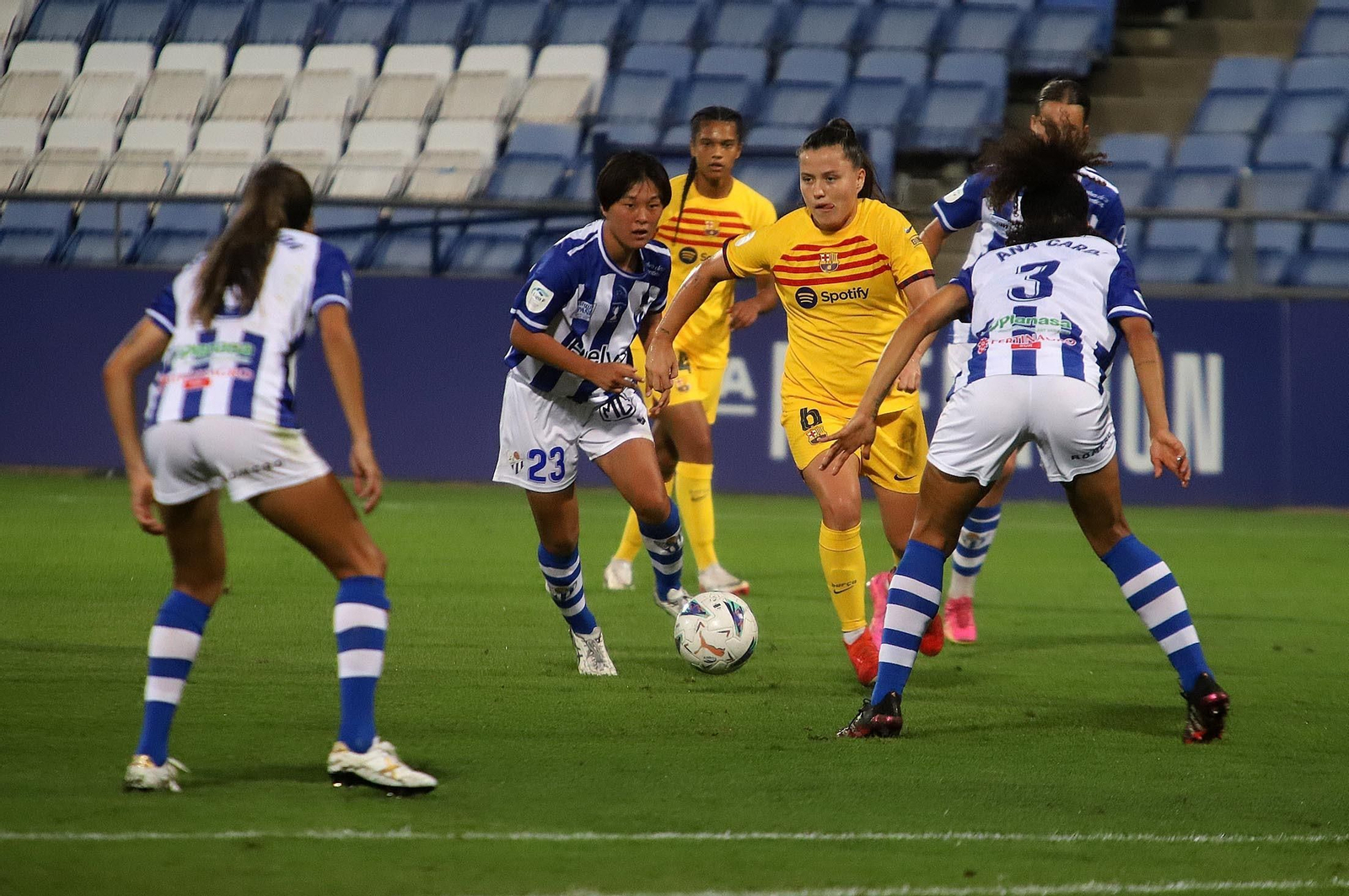 Imágenes del Sporting de Huelva-FC Barcelona