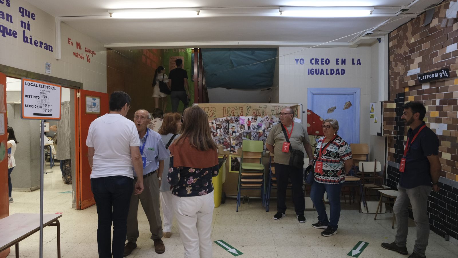 Imágenes de las votaciones en las Elecciones Municipales 2023, en Almería capital
