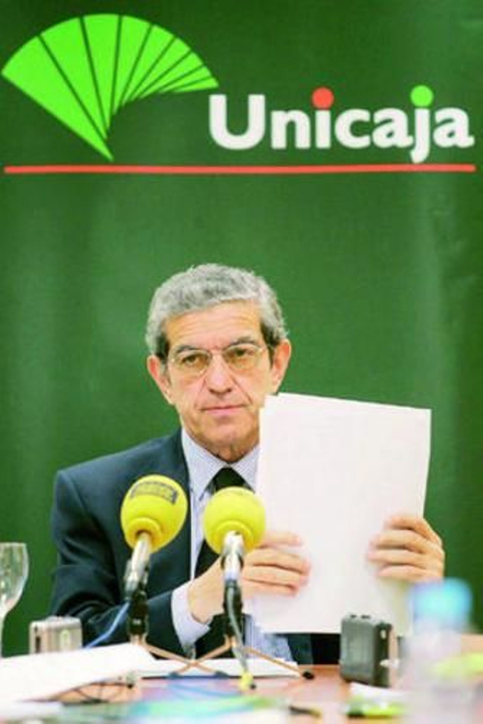 El presidente de Unicaja, Braulio Medel.