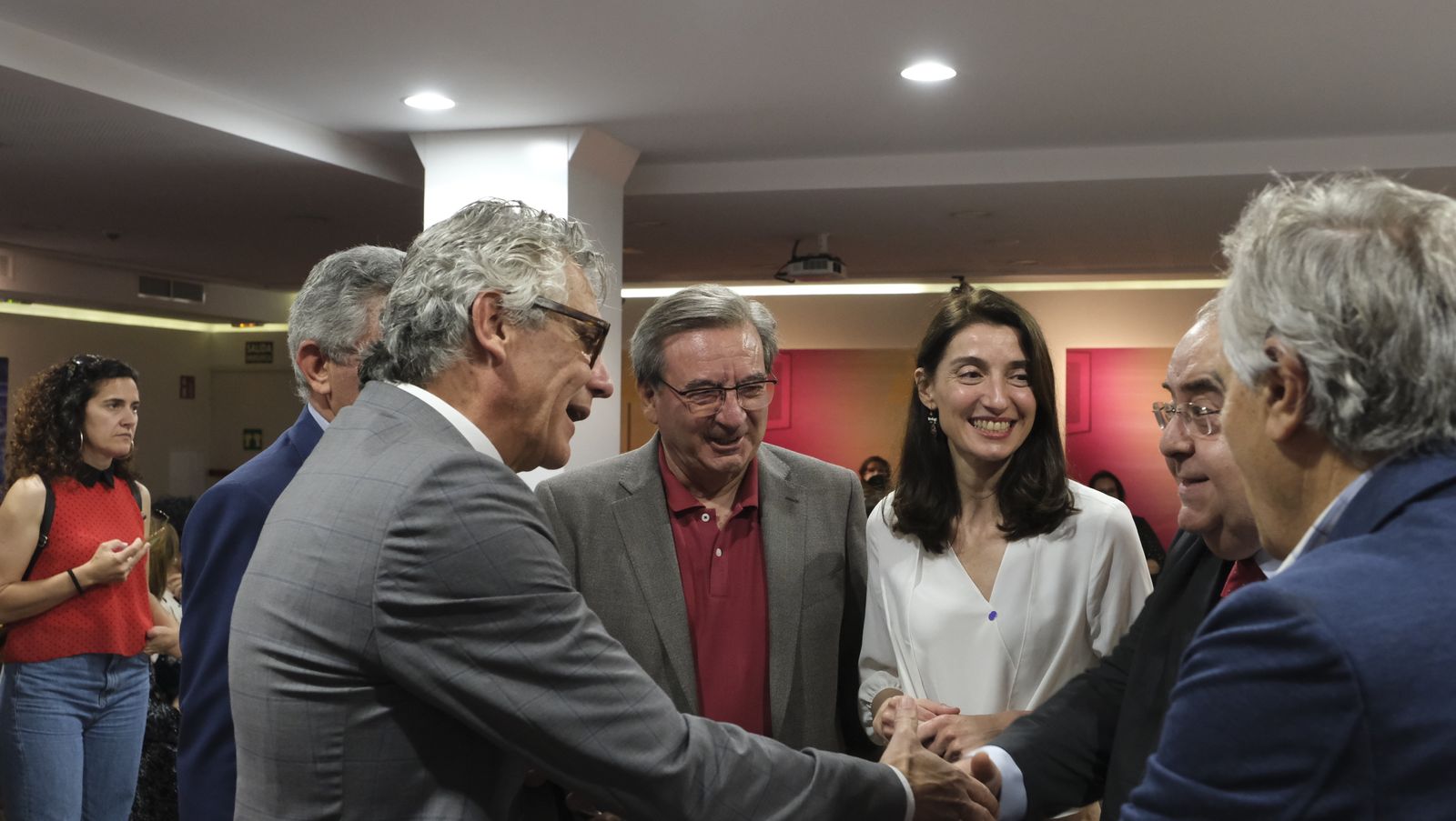 Imágenes de la conferencia de la Ministra de Justicia, Pilar Llop, en el Aula de Cultura Socialista.