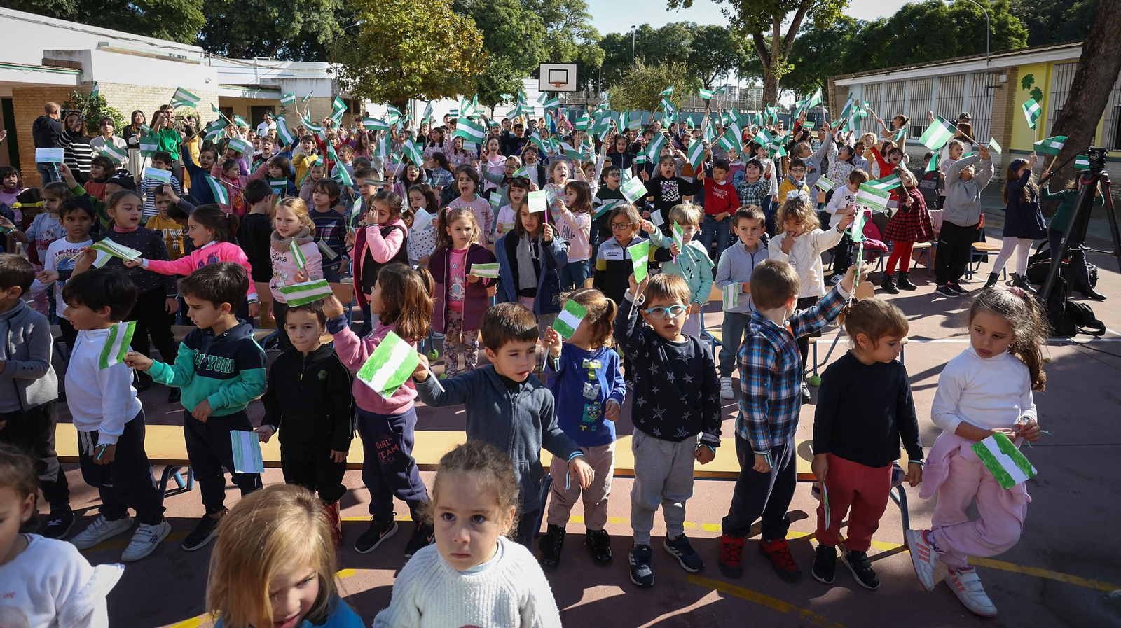 Actos por el Día de la Bandera de Andalucía en CEIP Pío XII