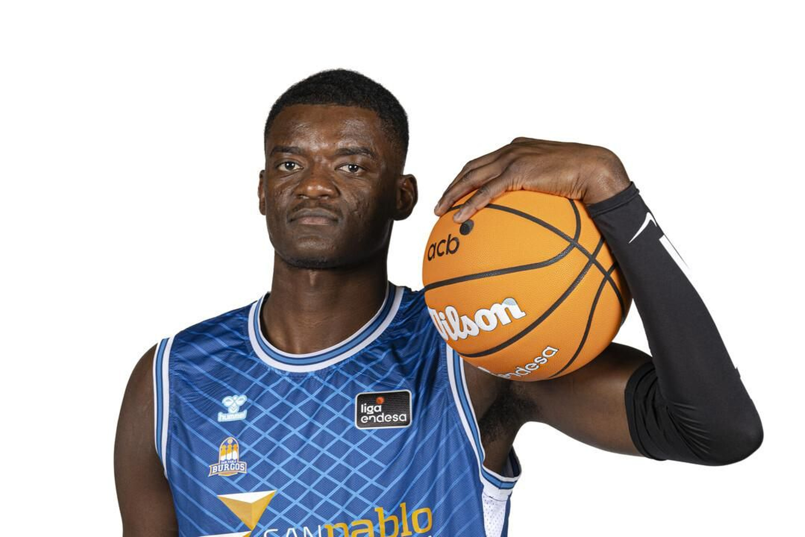 Nzosa, en una sesión de fotos.