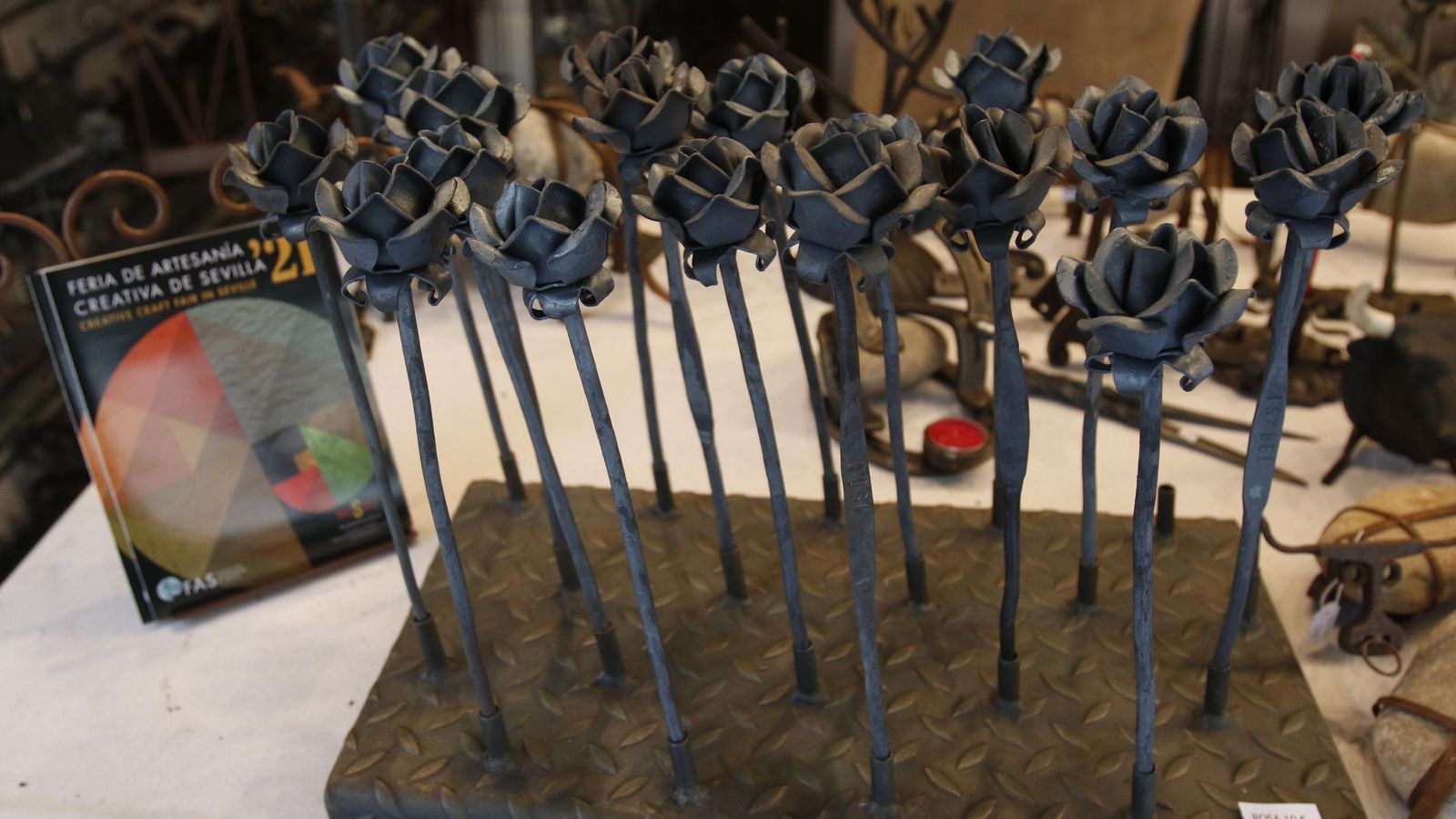 Un 'rosañ' de hierro de Forja Lebrija.