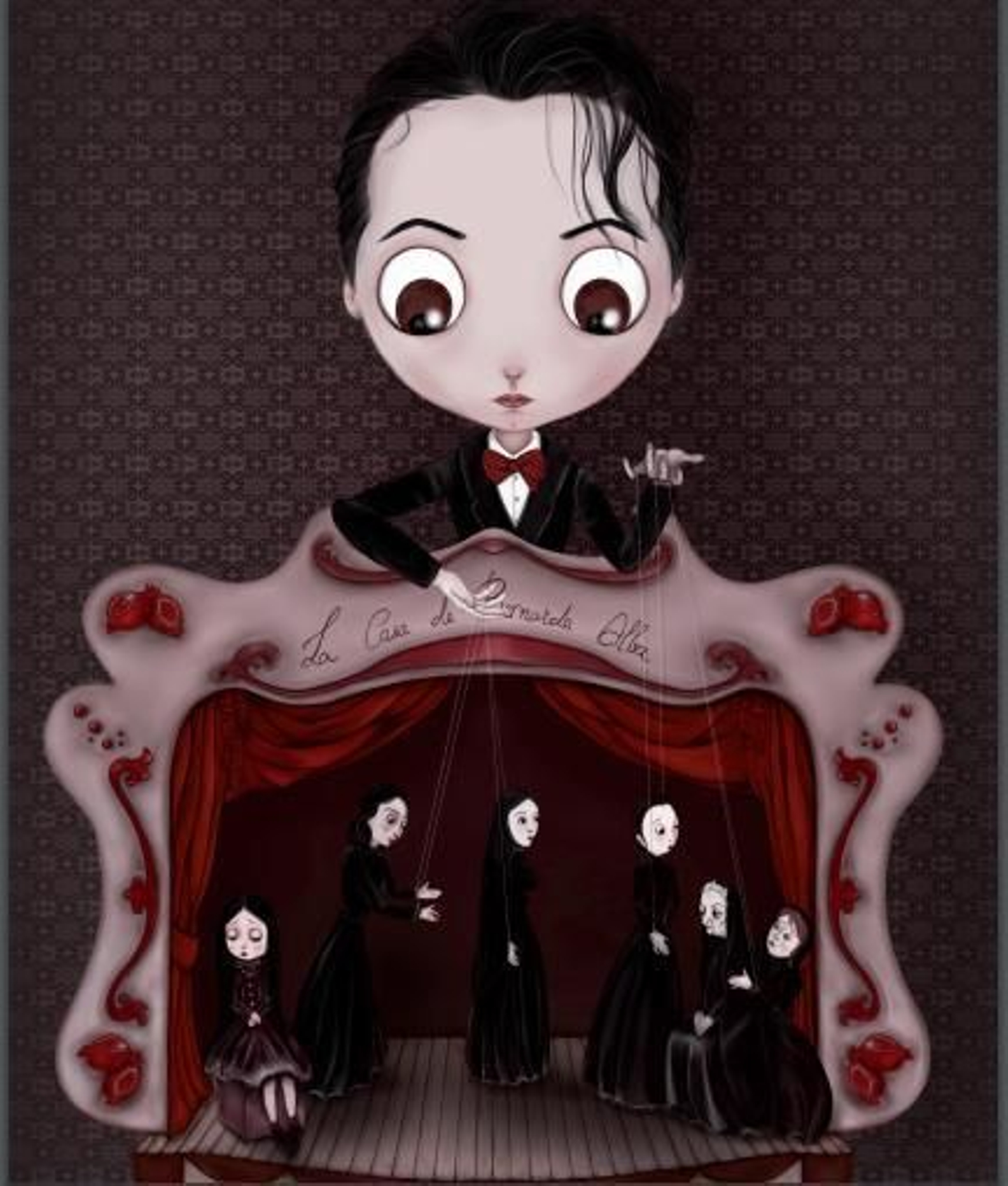 Ilustración de Sabina Morilla sobre la figura de Lorca