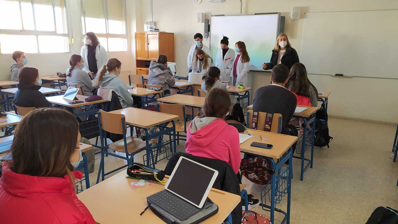 Día Mundial de la Lucha contra el Sida en el IES Sancti Petri de San Fernando