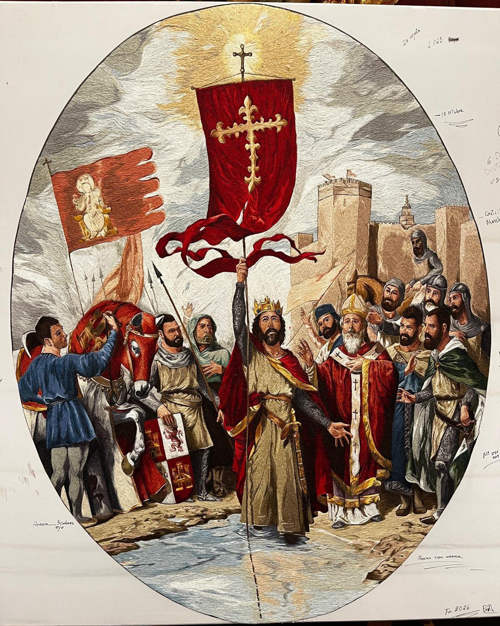 La gloria que coronará el techo de palio de Soledad de Vera-Cruz.