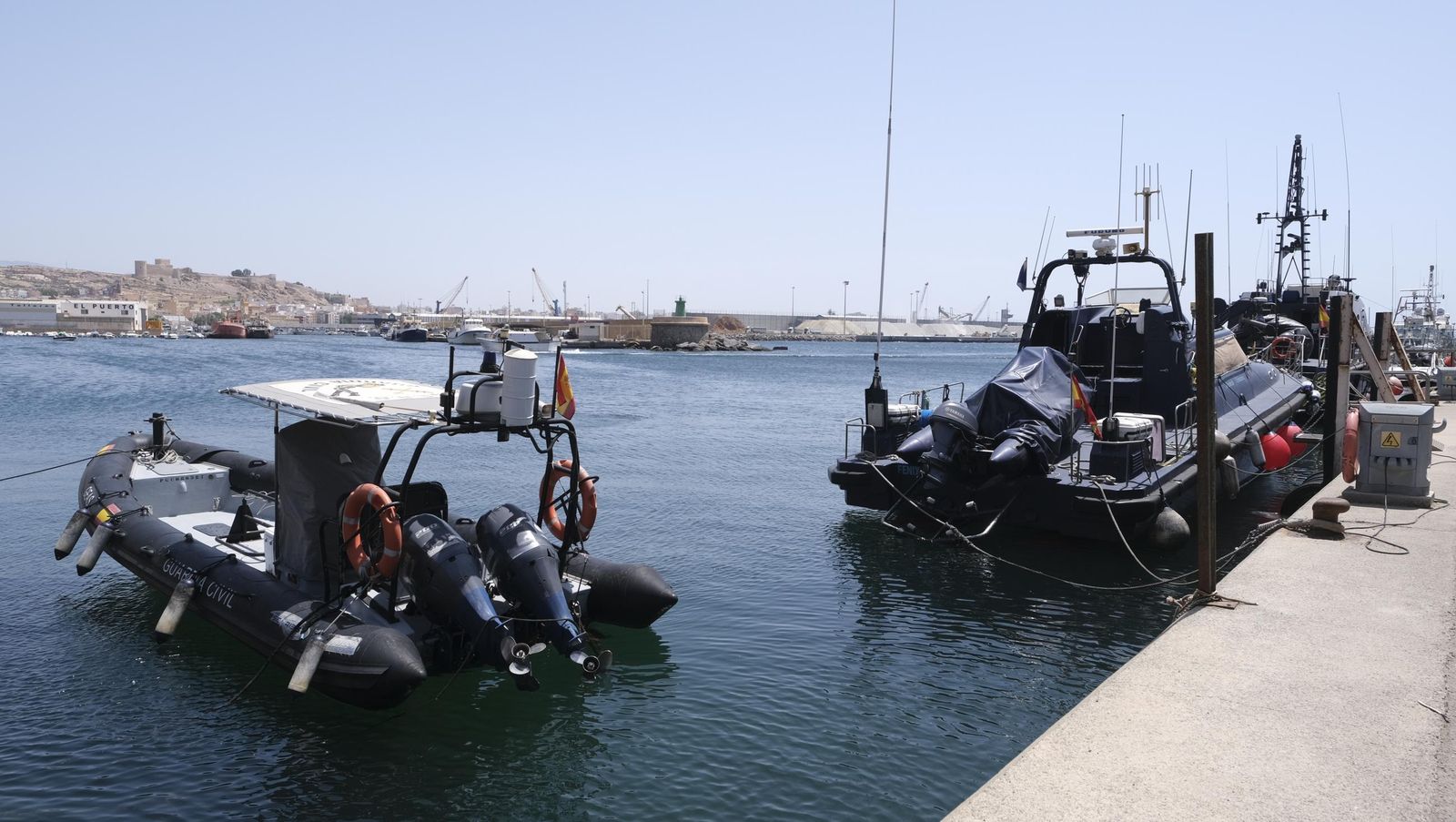 Patrullaje con el Servicio Marítimo de la Guardia Civil, en imágenes