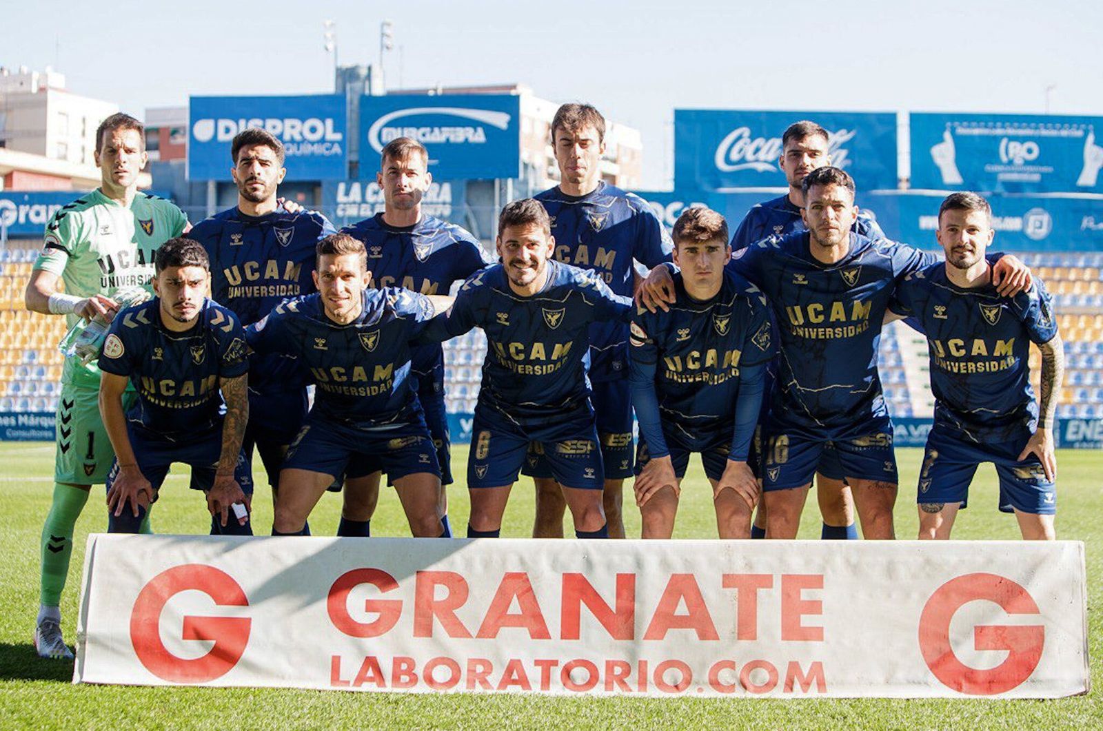 Once que presentó el UCAM la pasada jornada en su triunfo ante el Sevilla Atlético.
