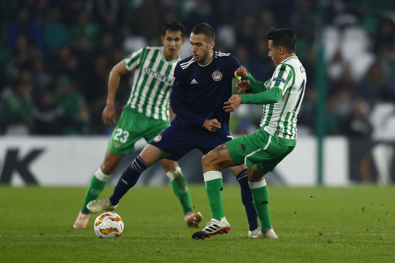 Las imágenes del Betis-Olympiacos