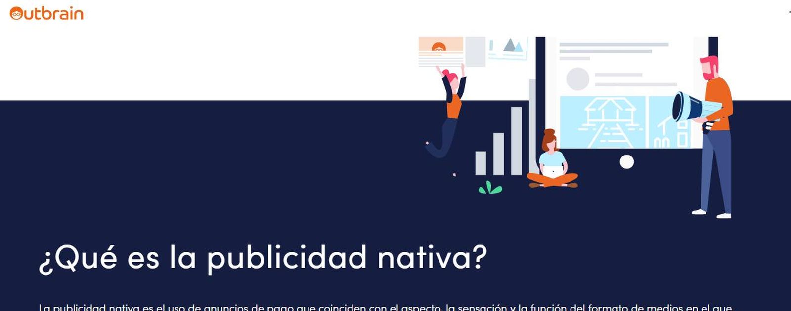 Web de Outbrain. Inc.