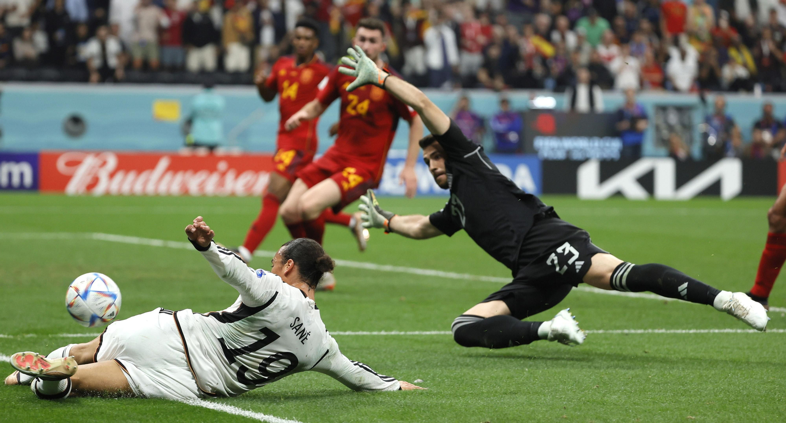 Las fotos del España-Alemania del Mundial de Qatar