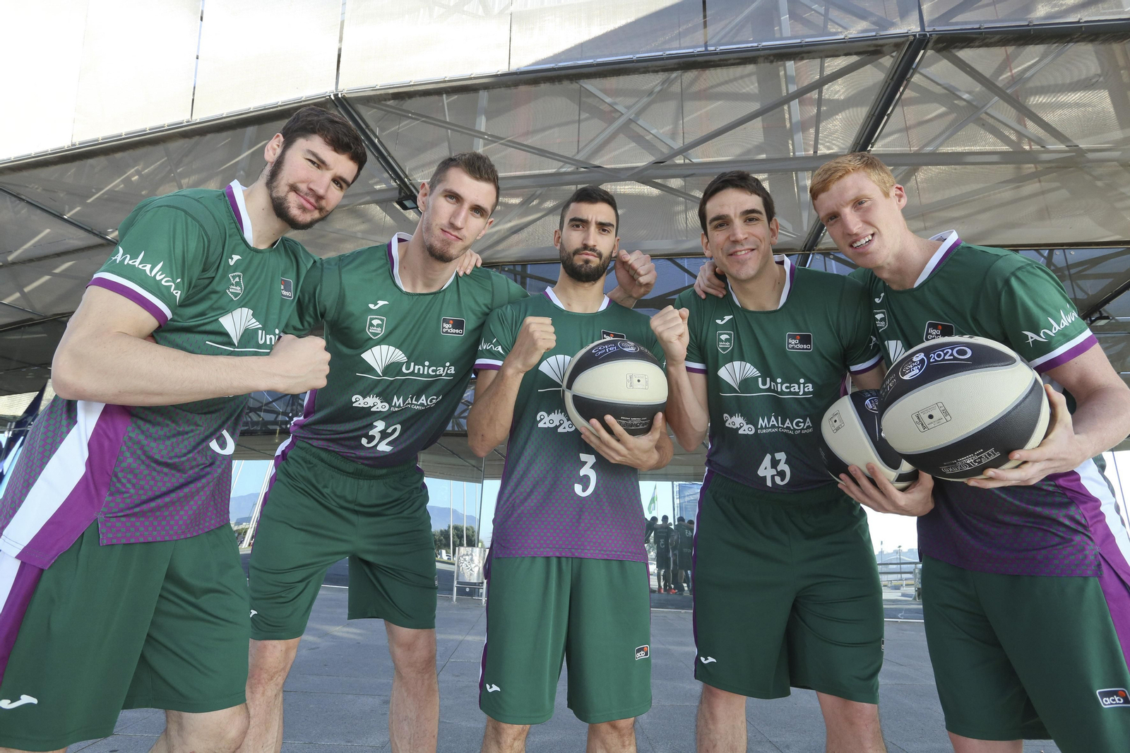 Darío Brizuela, Rubén Guerrero, Jaime Fernández, Carlos Suárez y Alberto Díaz.