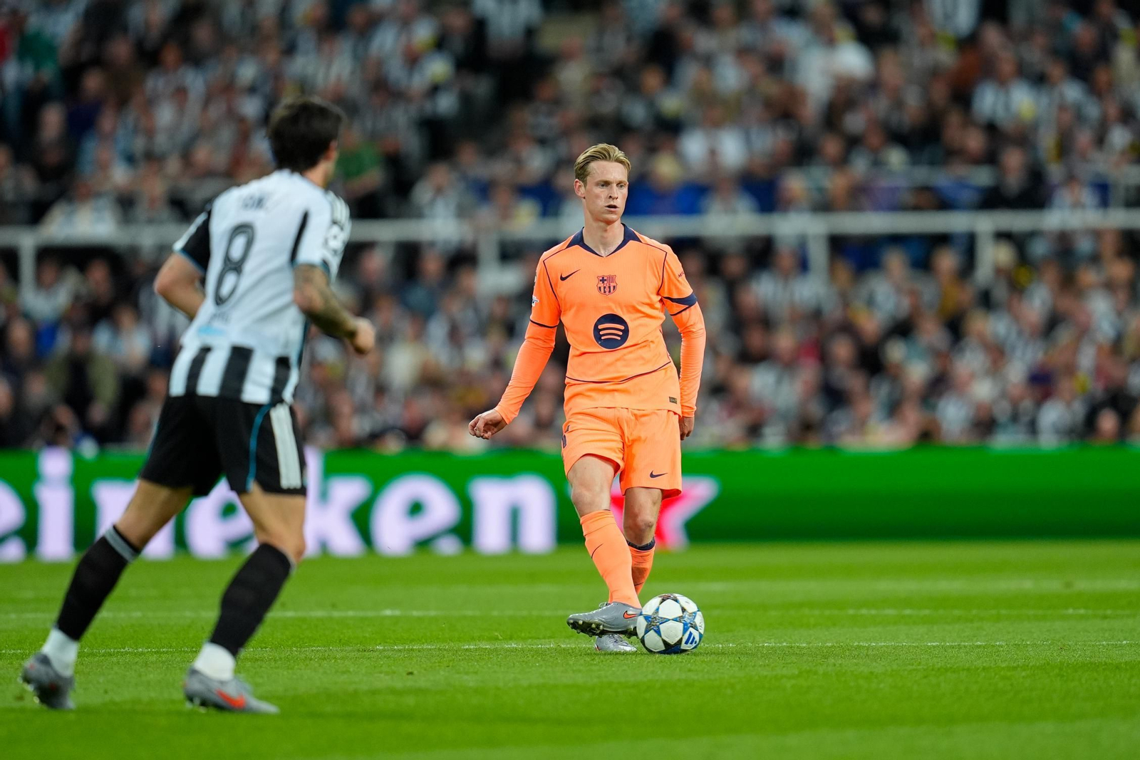 Las fotos del Newcastle-Barcelona