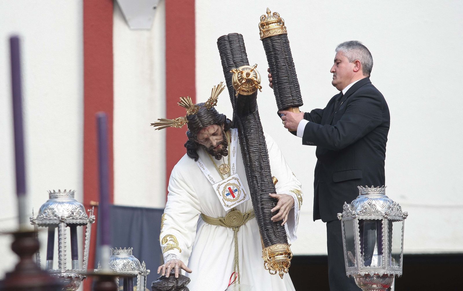 Las imágenes de las Tres Caídas en Algeciras