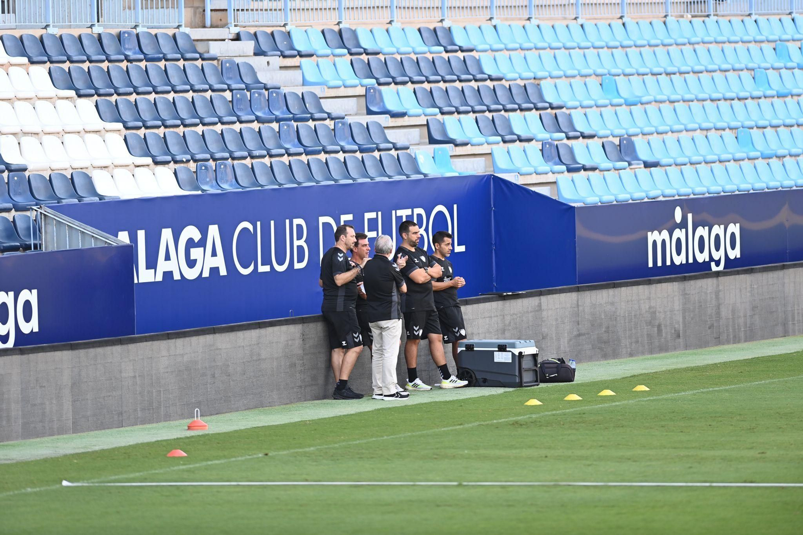 Así trabaja el Málaga CF antes de visitar al CD Mirandés