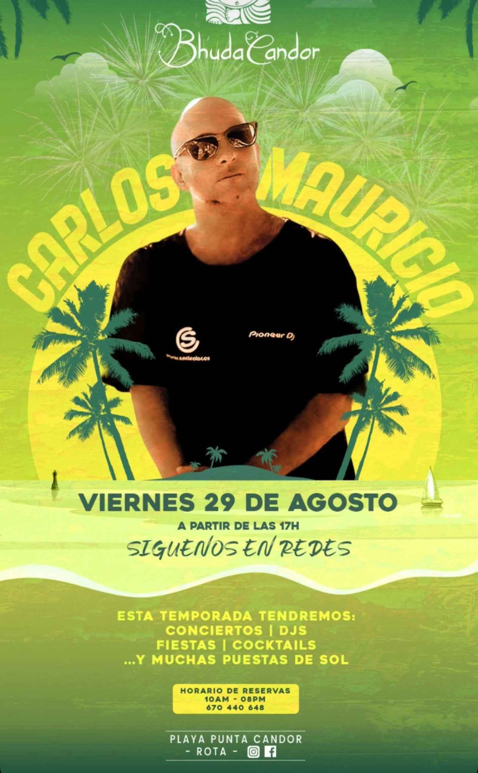 Carlos Mauricio, en Bhuda Candor. Rota.