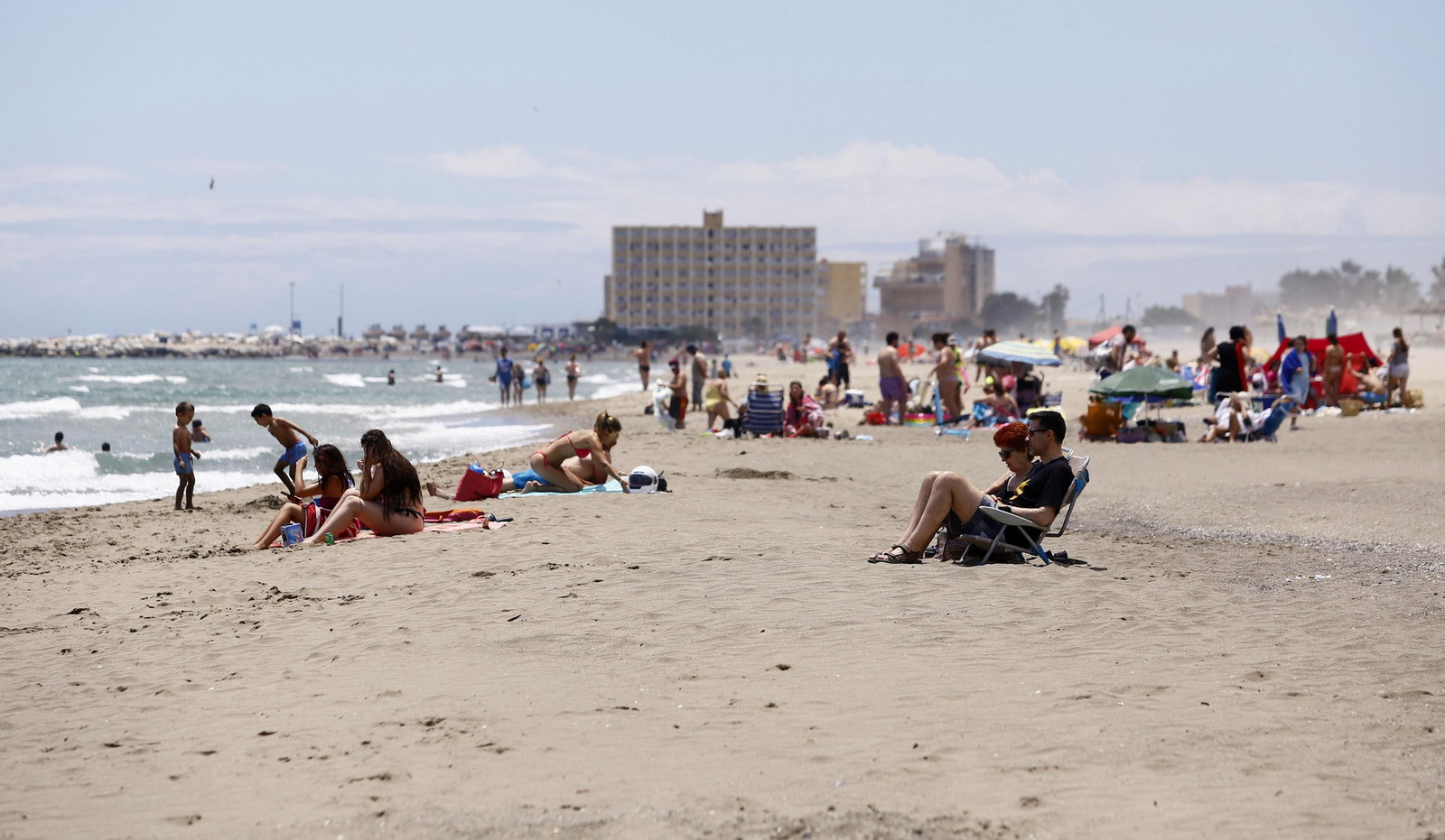 Fotos de las playas de Huelin: parecía Tarifa