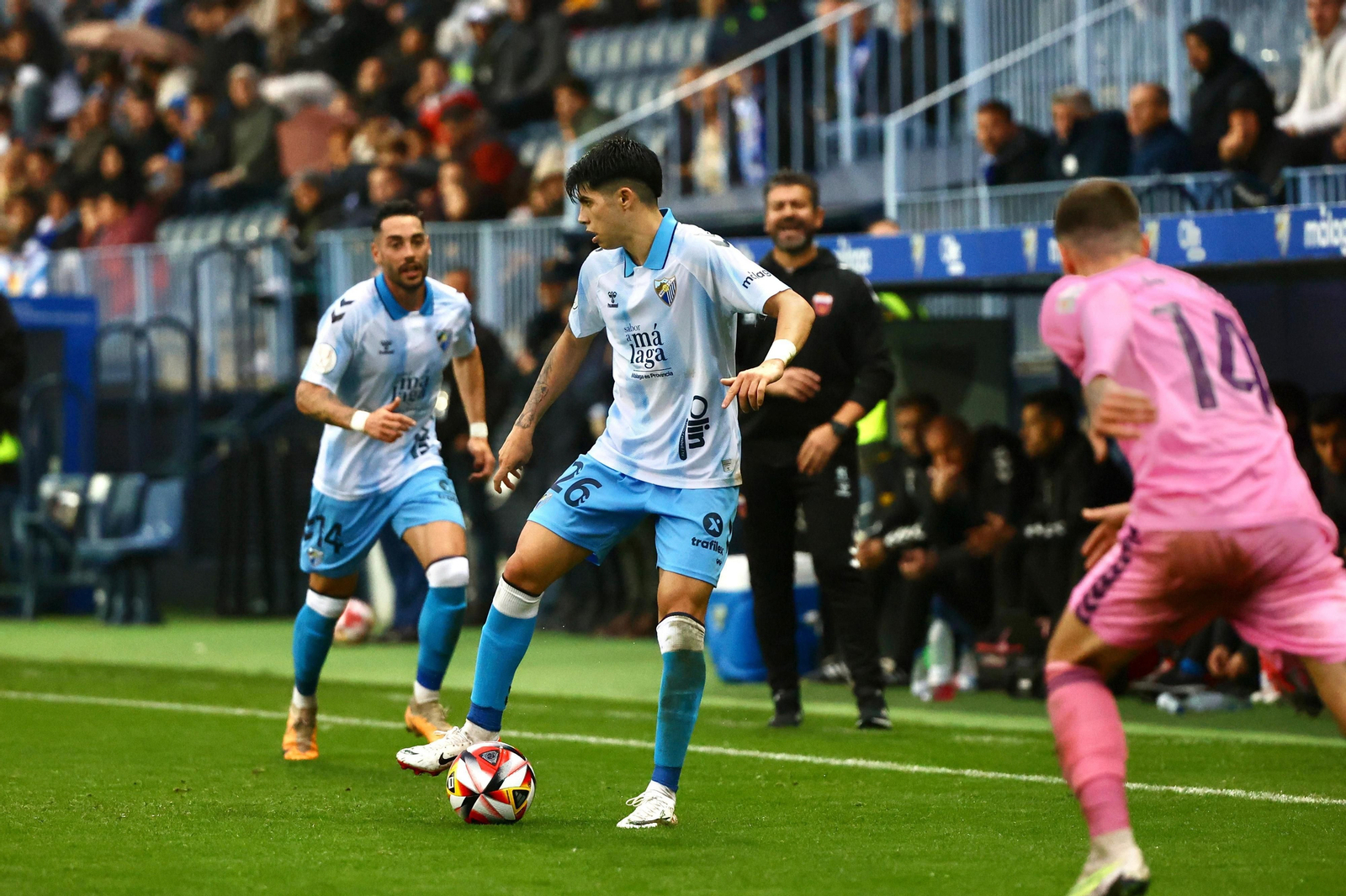El Málaga CF - Eldense, en fotos